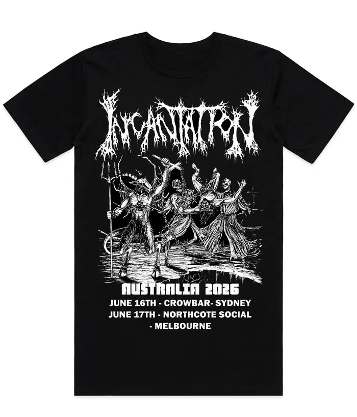 Incantation, 'Australian Tour 2026' T-Shirt