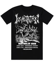 Incantation, 'Australian Tour 2026' T-Shirt