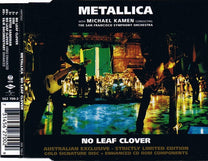 Metallica (With Michael Kamen Conducting The San Francisco Symphony Orchestra) – – No Leaf Clover CD (Rare / Used, NM)