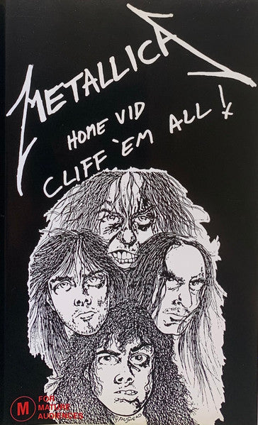 Metallica – Home Vid, Cliff &#39;Em All! VHS (Rare / Used, VG+)