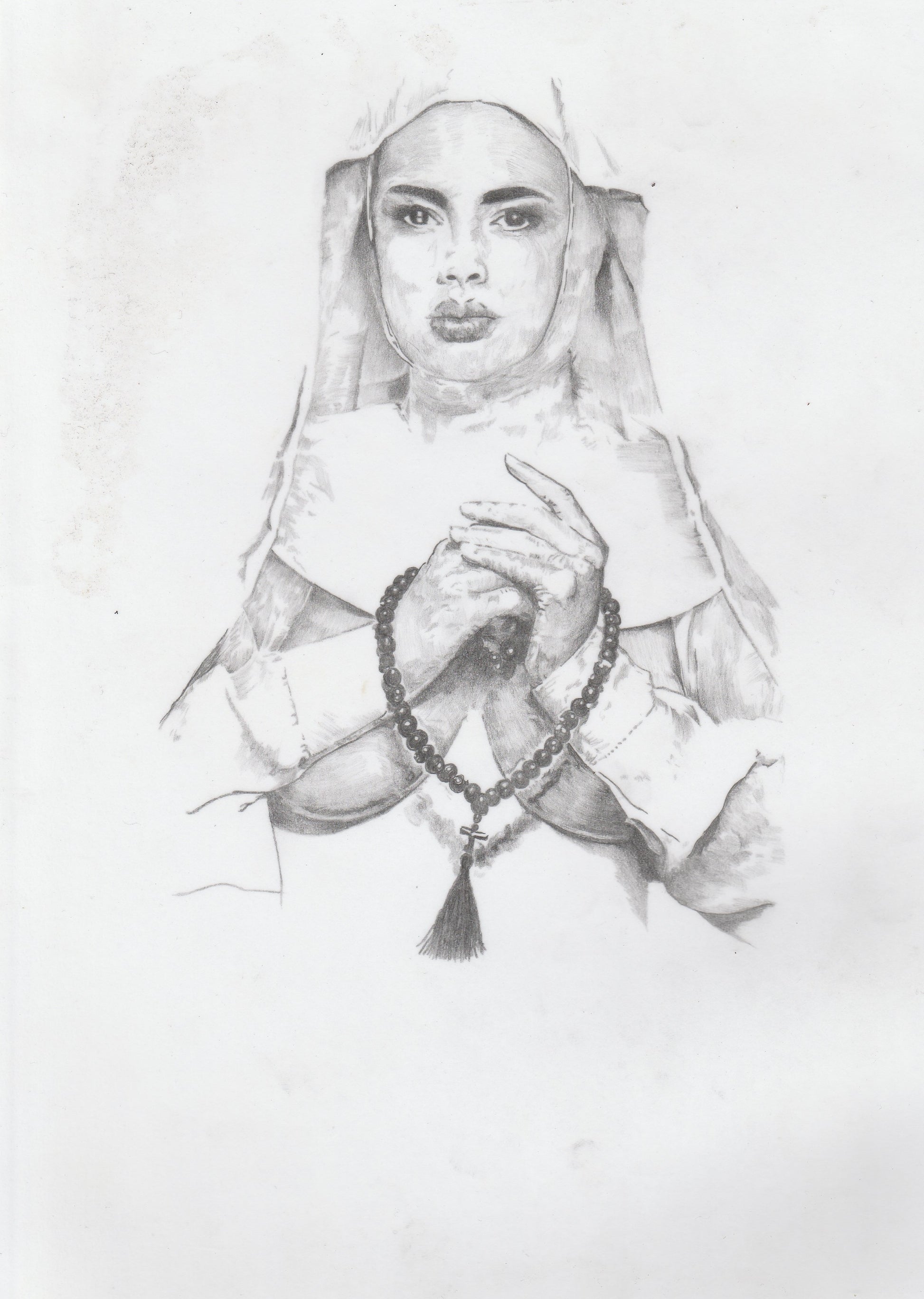 Morbid, 'Nun', Fine Art Print