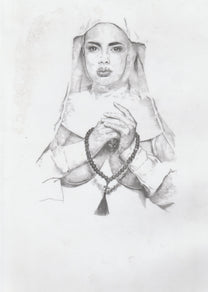 Morbid, 'Nun', Fine Art Print