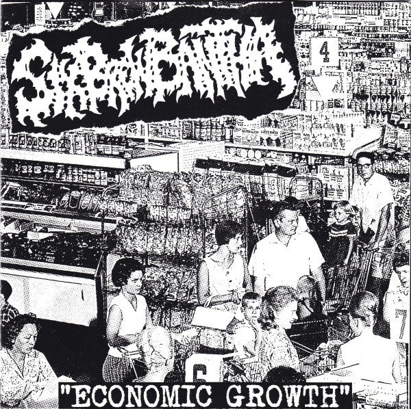 Six Brew Bantha / Archagathus – Economic Growth / Who&#39;s The Real Monster? 7&quot; vinyl (Rare / Used, VG+)
