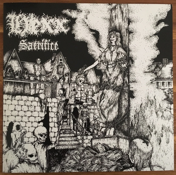 Hexx   – S/T Split 7&quot; vinyl (Rare / Used, VG+)