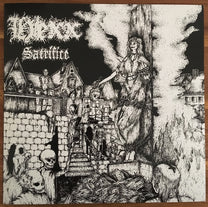 Hexx   – S/T Split 7&quot; vinyl (Rare / Used, VG+)