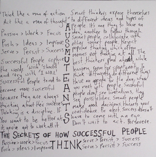 Ausmuteants – The Secrets Of How Successful People Think 7" (Rare / Used, VG+)
