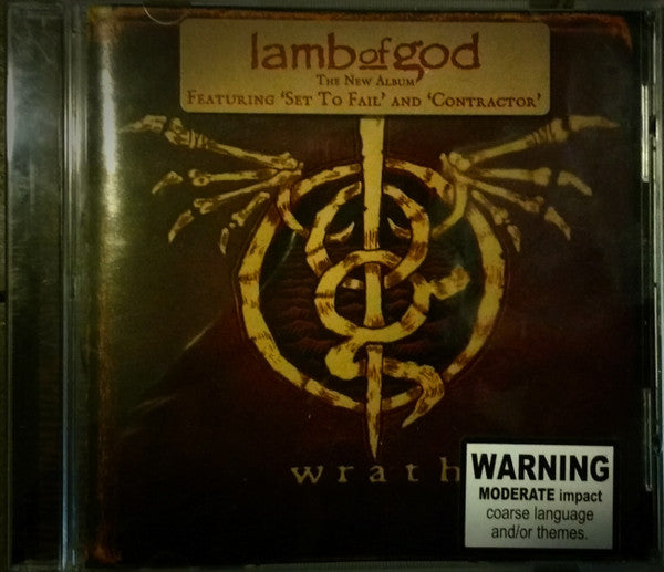 Lamb Of God – Wrath CD (Rare / Used, VG)