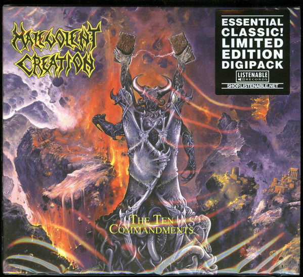 Malevolent Creation – The Ten Commandments CD (Rare / Used, NM)