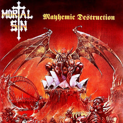 Mortal Sin – Mayhemic Destruction LP (Rare / Used, VG+)