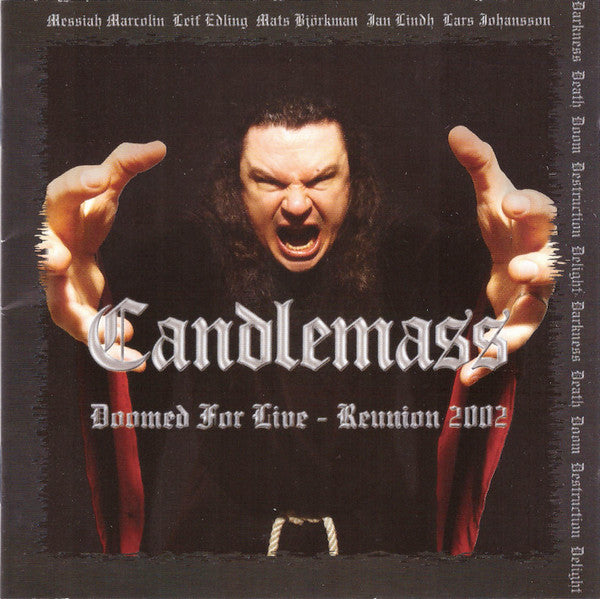 Candlemass – Doomed For Live - Reunion 2002 CD (Rare / Used, NM)