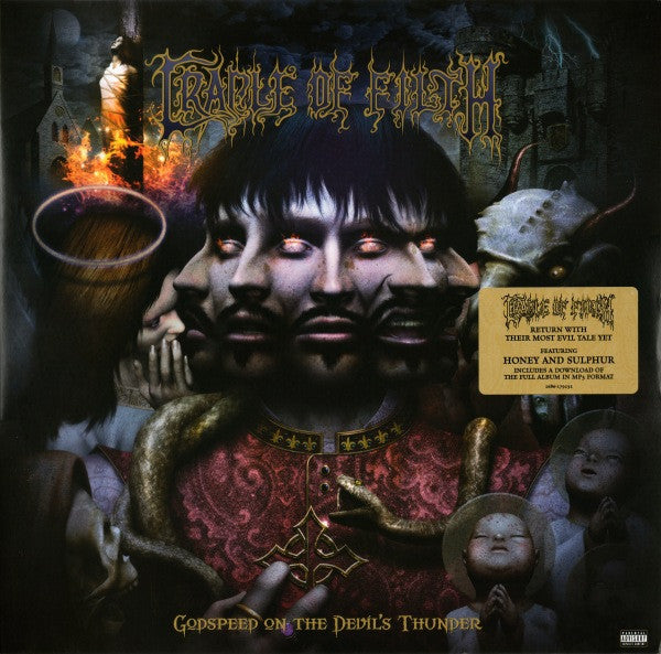 Cradle Of Filth – Godspeed On The Devil's Thunder 2LP (Rare / Used, NM)