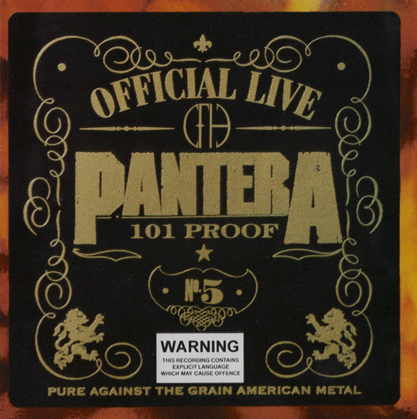 Pantera – Official Live: 101 Proof CD (Rare / Used, VG)