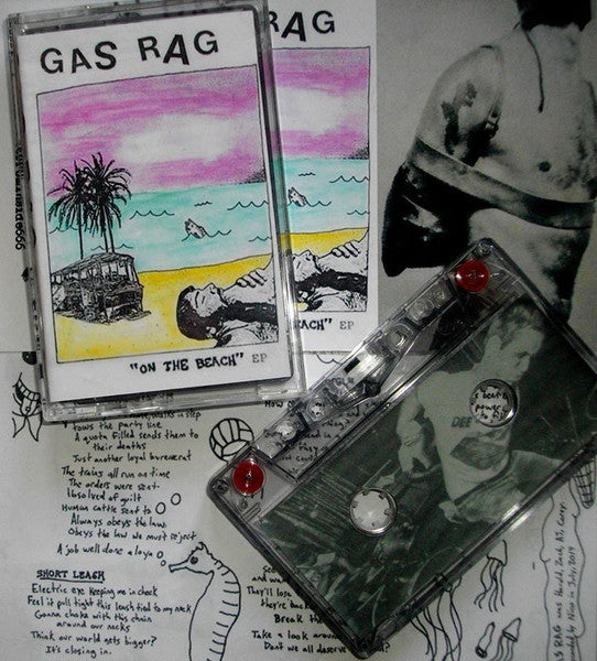 Gas Rag – On The Beach EP MC (Rare / Used, VG+)