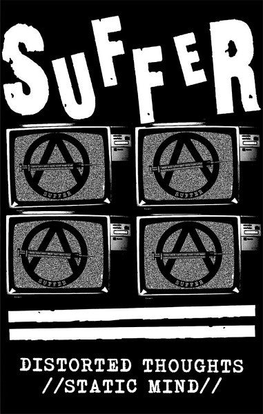 Suffer – Distorted Thoughts/Static Mind MC (Rare / Used, VG+)