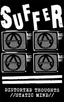 Suffer – Distorted Thoughts/Static Mind MC (Rare / Used, VG+)