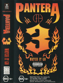 Pantera – 3 Watch It Go VHS (Rare / Used, VG+)