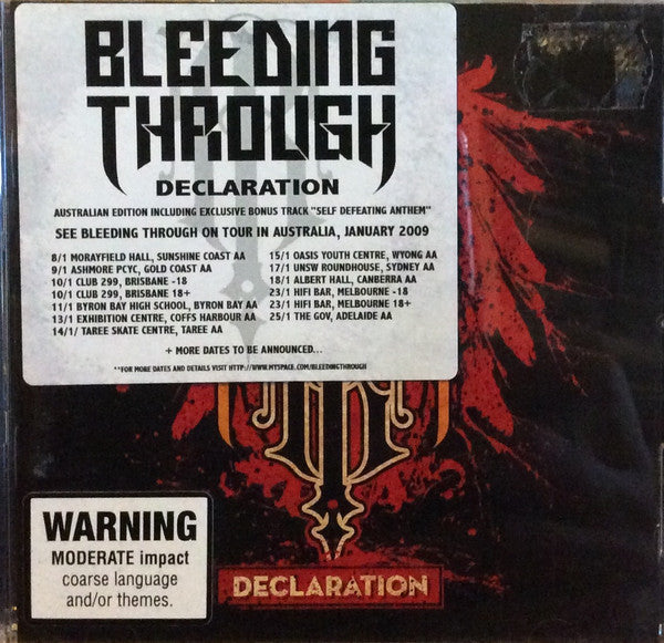 Bleeding Through – Declaration CD (Rare / Used, VG+)
