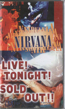 Nirvana – Live! Tonight! Sold Out! VHS (Rare / Used, VG+)