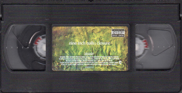 Nine Inch Nails – Closure VHS (Rare / Used, VG+)