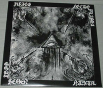 Krieg / Necroplasma / Goat Semen / Nazxul – 4 Spears In God's Ribs 10" MLP (Rare / Used, NM)