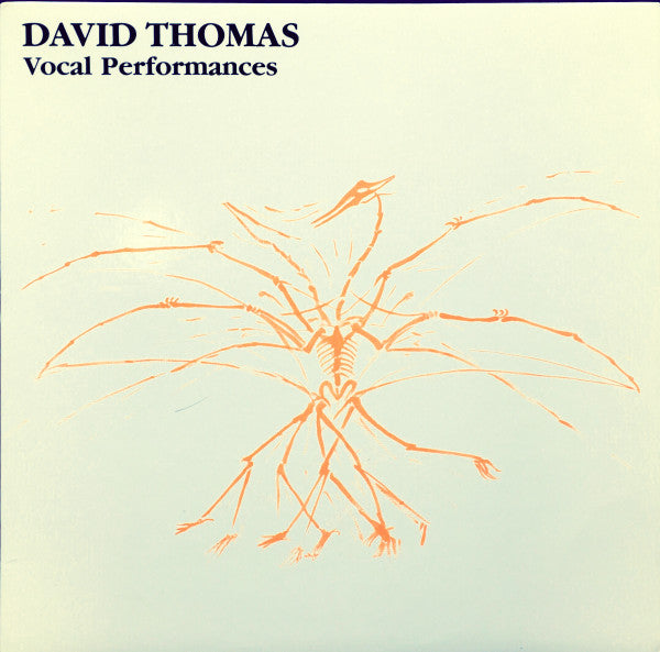 David Thomas – Vocal Performances LP (Rare / Used, NM)