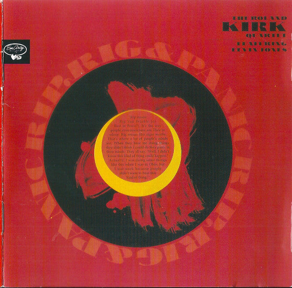 Roland Kirk – Rip, Rig &amp; Panic / Now Please Don&#39;t You Cry, Beautiful Edith CD (Rare / Used, VG+)