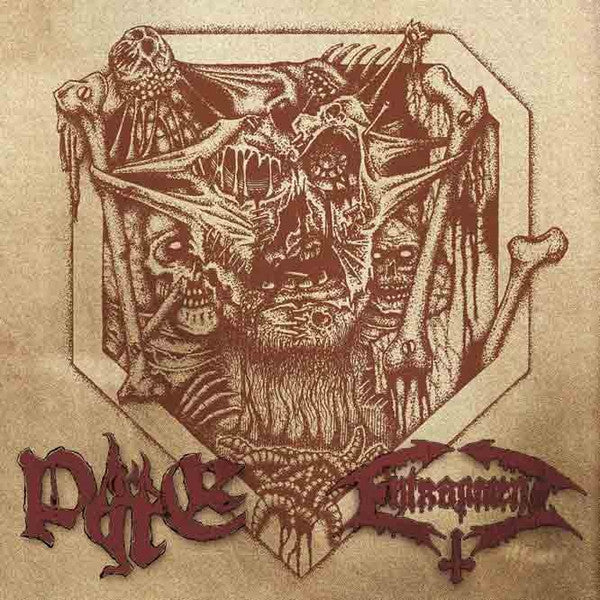 Pyre / Entrapment – S/T Split LP (Rare / Used, VG+)