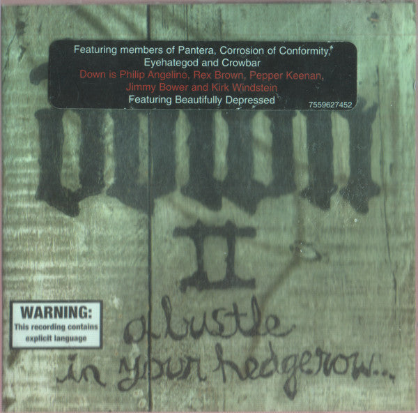 Down – II A Bustle In Your Hedgegrow CD (Rare / Used, VG+)