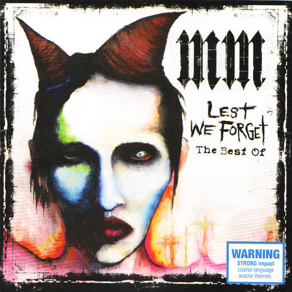 Marilyn Manson – Lest We Forget - The Best Of CD (Rare / Used, VG+)