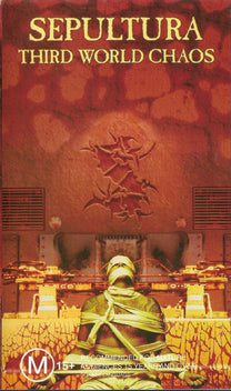 Sepultura – Third World Chaos VHS (Rare / Used, VG+)