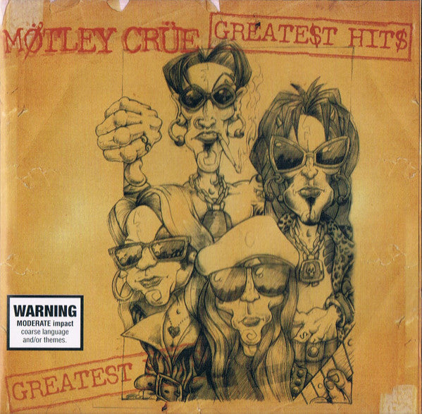 Mötley Crüe  – Greatest Hits CD (Rare / Used, G)