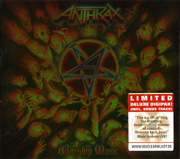 Anthrax – Worship Music CD (Rare / Used, NM)