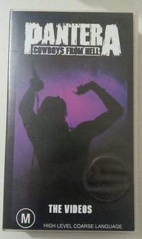 Pantera – Cowboys From Hell The Videos VHS (Rare / Used, VG+)