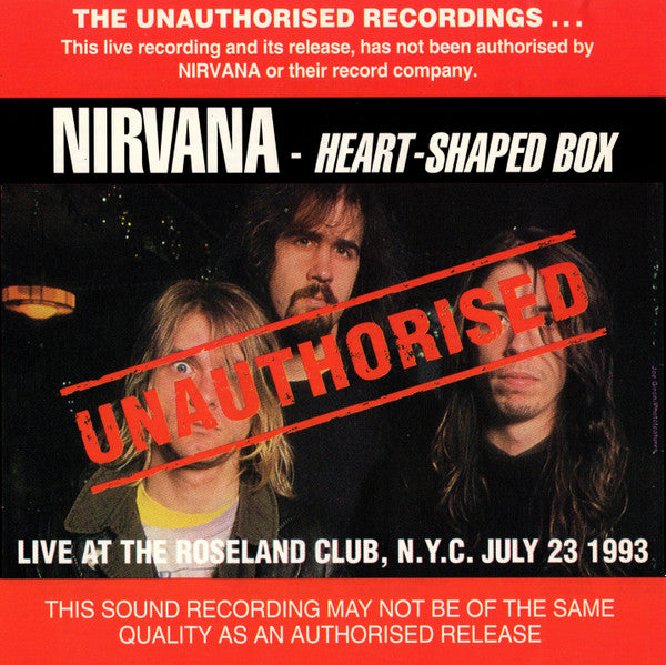 Nirvana – Heart Shaped Box CD (Rare / Used, VG+)