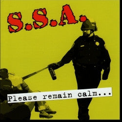 S.S.A. – Please Remain Calm... CD (Rare / Used, NM)