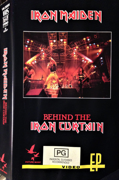 Iron Maiden – Behind The Iron Curtain VHS (Rare / Used, NM)