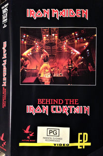 Iron Maiden – Behind The Iron Curtain VHS (Rare / Used, NM)