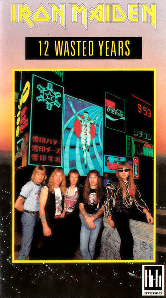 Iron Maiden – 12 Wasted Years VHS (Rare / Used, NM)