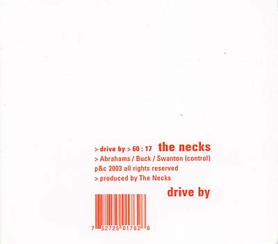 Necks, The – Drive By CD