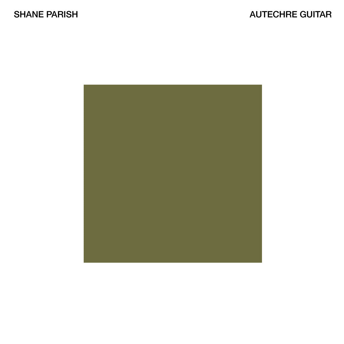 Shane Parish – Autechre Guitar 2LP