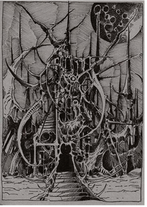 Tarek Dem, Scimitar 07, 148 x 210mm (A5), Original Artwork