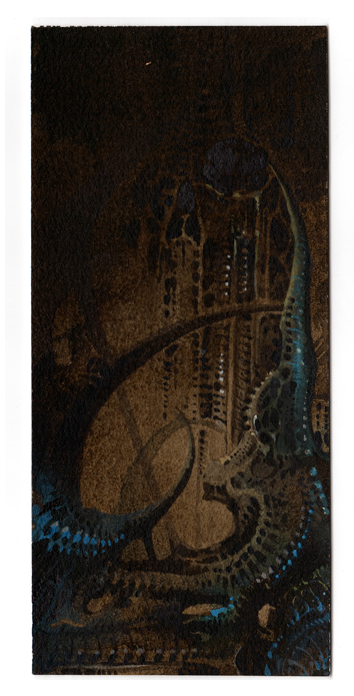 Tarek Dem, Scimitar 01, 160 x 80mm, Original Artwork