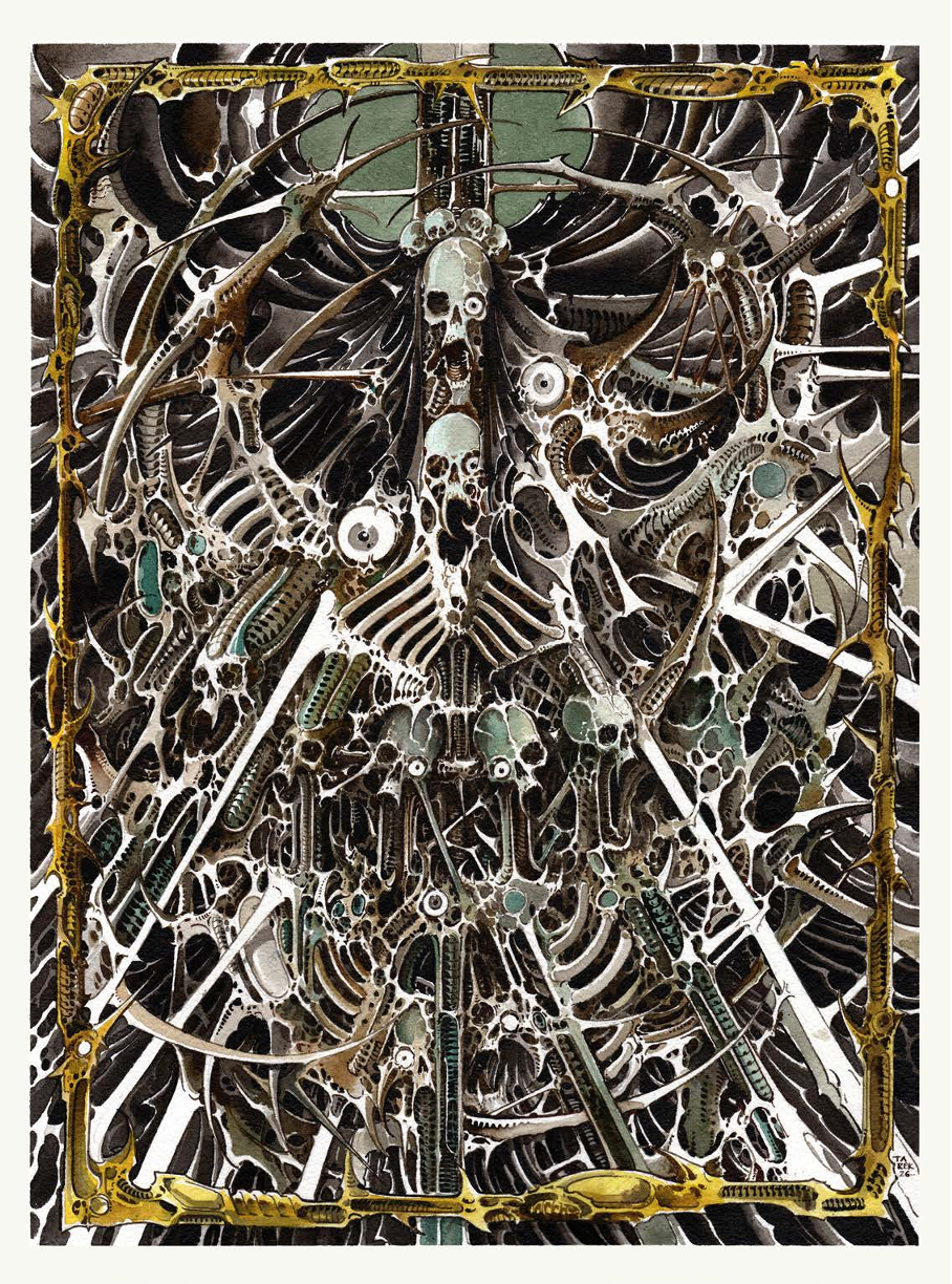 Tarek Dem, Scimitar 33, 310 x 410mm, Original Artwork
