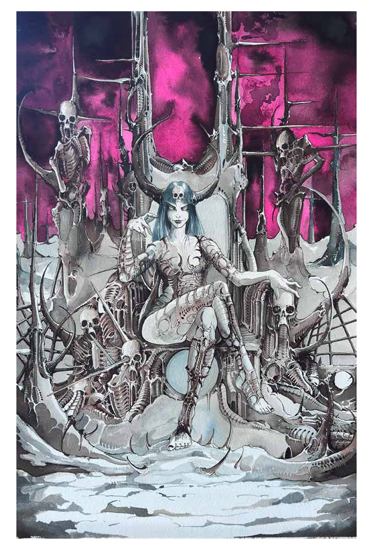 Tarek Dem, Scimitar 41, 420 x 594mm, Original Artwork