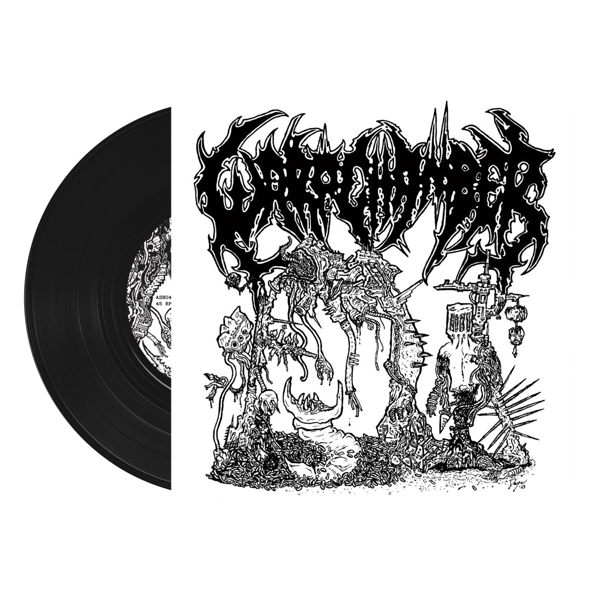 Warp Chamber / Benothing – S/T Split 7"