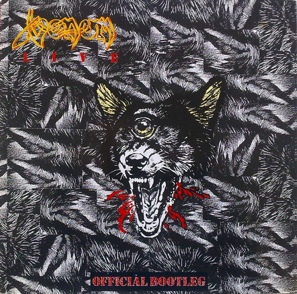 Venom – Live (Official Bootleg) LP (Rare / Used, VG)