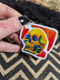 Neon Skull, Sticker