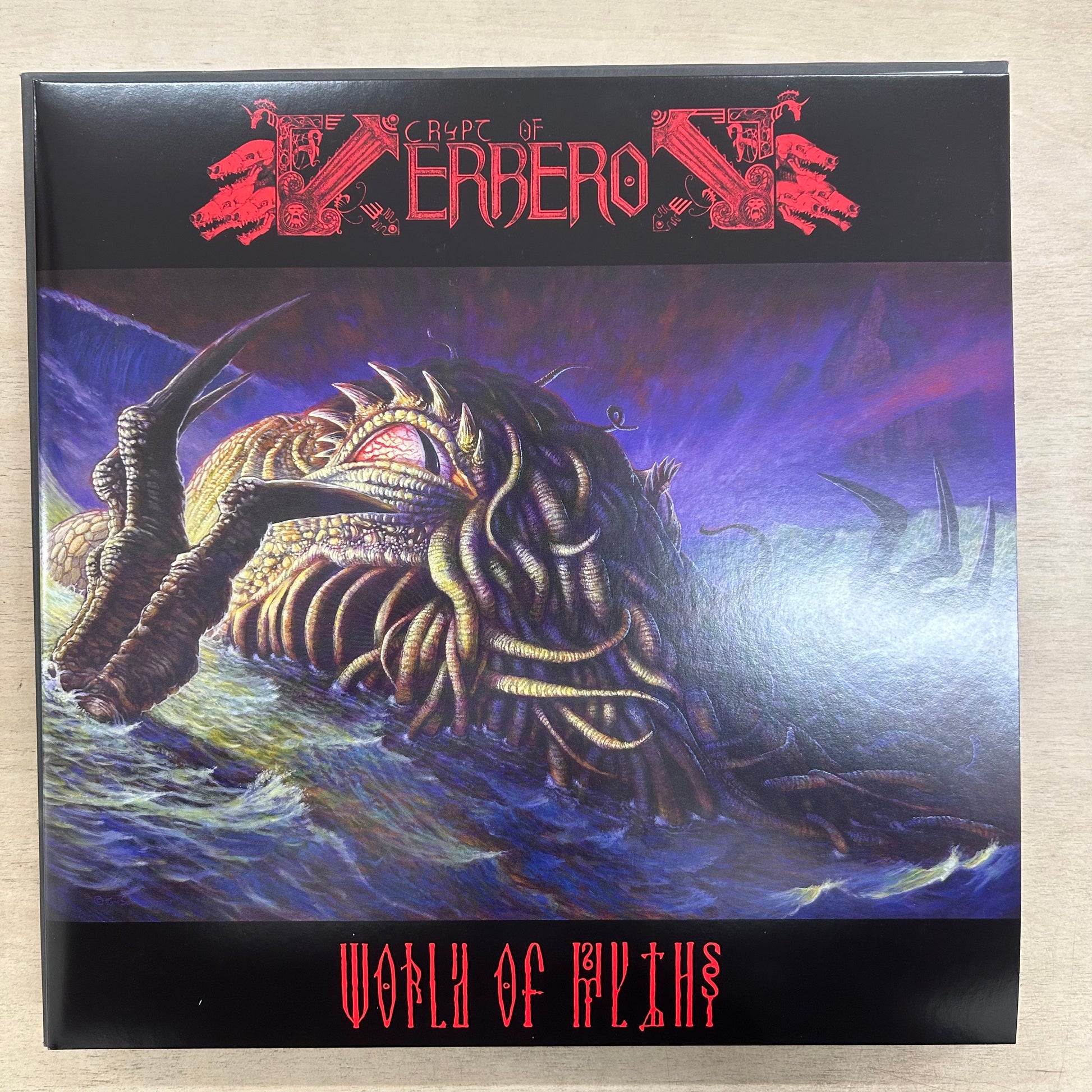 Crypt Of Kerberos ‎– MCMXCI-MCMXCIII 3LP (Rare / Used, M Unplayed)