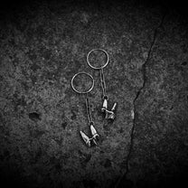 Hex Arcana Jewellery, &#39;Fox Tooth&#39; Chain Earrings