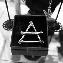 Hex Arcana Jewellery, &#39;Elemental (Earth / Air)&#39; Ring